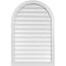 Ekena Millwork Round Top Surface Mount PVC Gable Vent w/ 2"W x 2"P Brickmould Sill Frame, 28"W x 42"H GVPRT28X4203SN - alternate 1